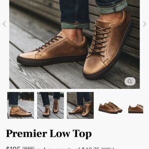Thursday Boot Company Brown Leather Sneakers